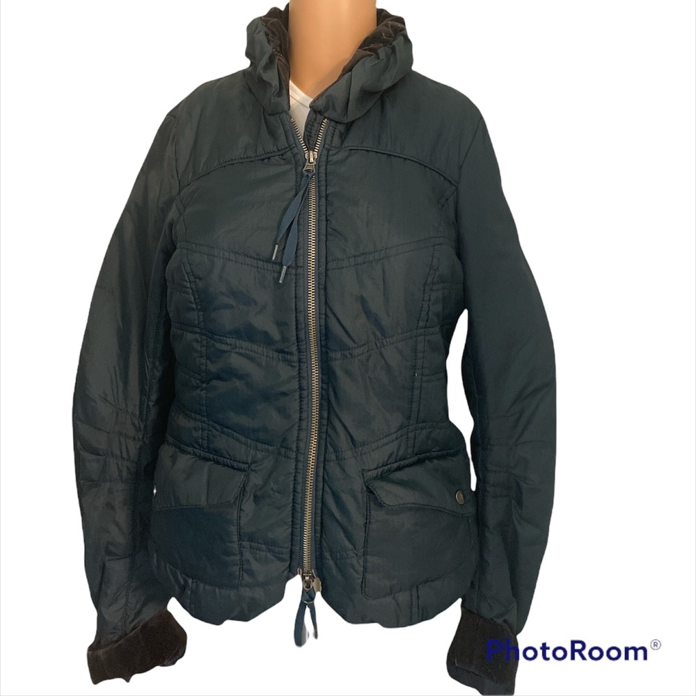 Free People 6 Nylon Sea Storm Bomber Jacket